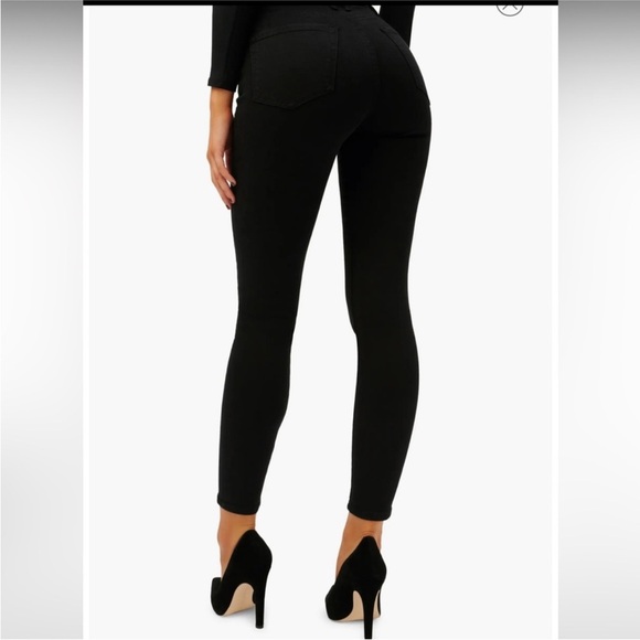 Good American Black Good Legs Skinny Jeans  Casual Denim EUC - Picture 3 of 6